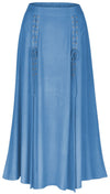 Rowan Maxi Overskirt Limited Edition Aegean Blue